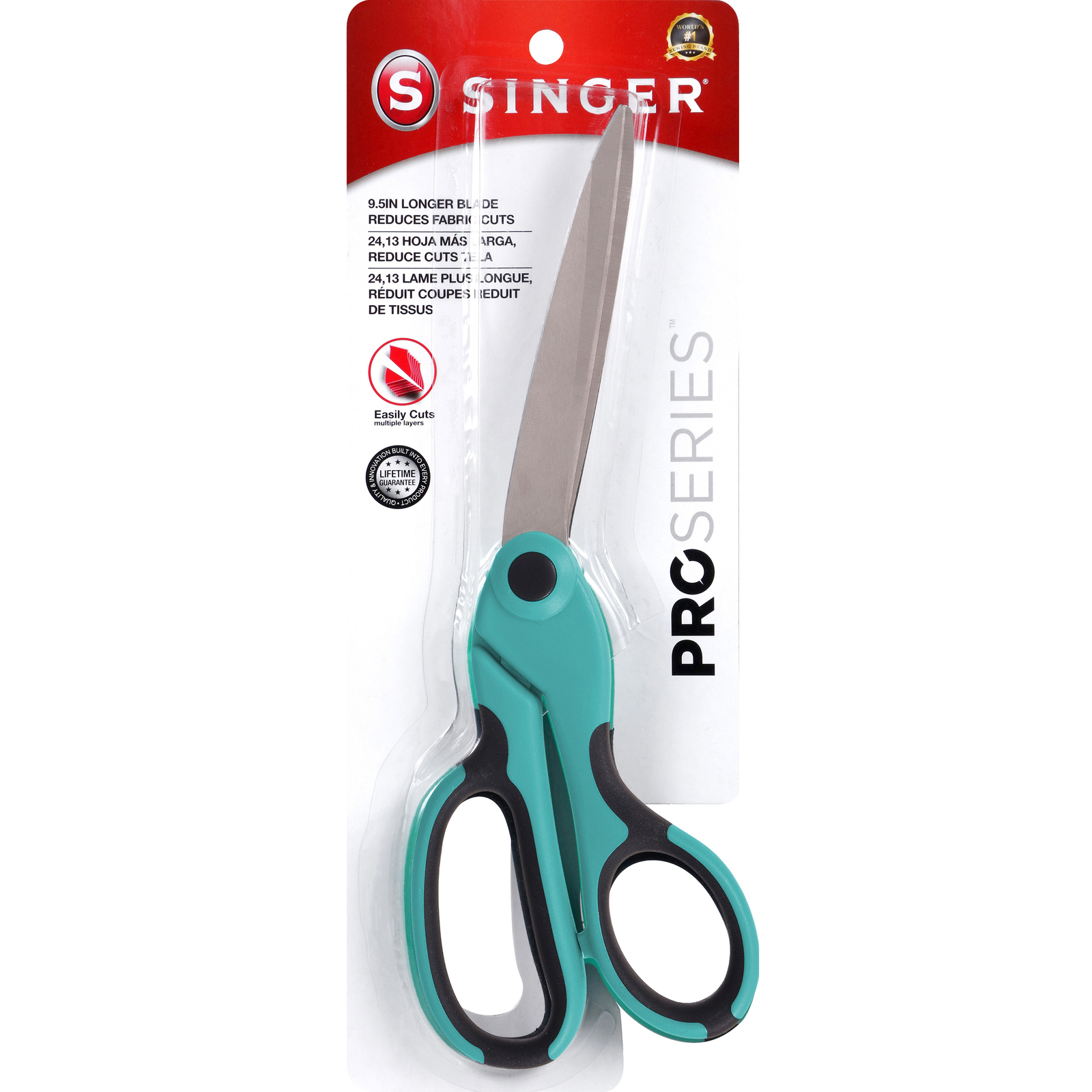 Singer ProSeries(TM) Heavy-Duty Bent Scissors 9.5"-W/Comfort Grip - $20.84