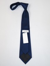 Men's Calvin Klein Tie Classic Woven Silky Feel #Calvin-3 Navy Blue image 3