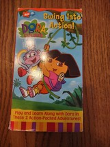 Dora The Explorer Swing Into Action! Vhs Tape - £35.50 GBP