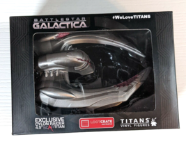 2016 Battlestar Galactica Loot Crate Cylon Raider 4.5&quot; Scar Titans Vinyl Figure - £4.72 GBP