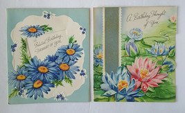 2 Vintage Munson Birthday Cards 1940&#39;s in VG Cond Art By:The Kerrs - £11.13 GBP