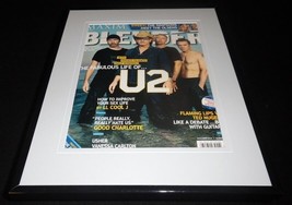 U2 Framed 11x14 ORIGINAL 2004 Blender Magazine Cover - $34.64