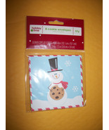 Home Holiday Party Supply Christmas Snowman Cookie Envelope Holder Pack ... - £0.74 GBP