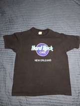 Vintage Hard Rock Cafe Shirt New Orleans Mens XLarge Black Single stitch... - $14.85