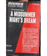 Monarch Review Notes &amp; Study Guide 638: Shakespeare&#39;s A Midsummer Night&#39;... - £7.91 GBP