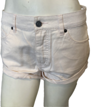 Volcom Jeans Stoned Short Pale Pink Jean Shorts Size 5 - $12.34