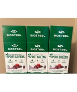 Lot of 3 Biosteel Superfood Sport Greens Packets 12 Packets Pomegranate ... - $34.60