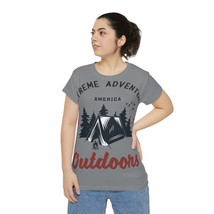Women&#39;s All-Over-Print Short Sleeve Tee: A Stylish and Comfy Choice for Lounging - £30.79 GBP+