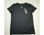 Under Armour Loose Women&#39;s Athletic T-Shirt Locker 2.0 Black Size M TG23 - £14.07 GBP