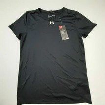 Under Armour Loose Women&#39;s Athletic T-Shirt Locker 2.0 Black Size M TG23 - £13.99 GBP