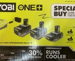Ryobi One 18V Lithium-Ion High Performance Starter Kit With Two-Hour, An... - $219.94