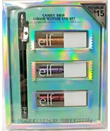 4 Piece E.L.F. Holiday Candy Drip Liquid Glitter Eye Set - $14.95