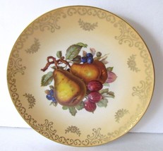 Mitterteich Bavaria Germany Porcelain Fruit Plate Dish 7 5/8&quot; #57 Vintage - £30.83 GBP