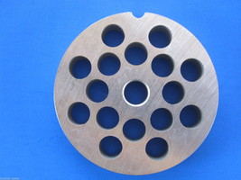#12 x 3/8&quot; holes STAINLESS Meat Grinder Mincer plate disc screen Hobart 4812 etc - £13.12 GBP