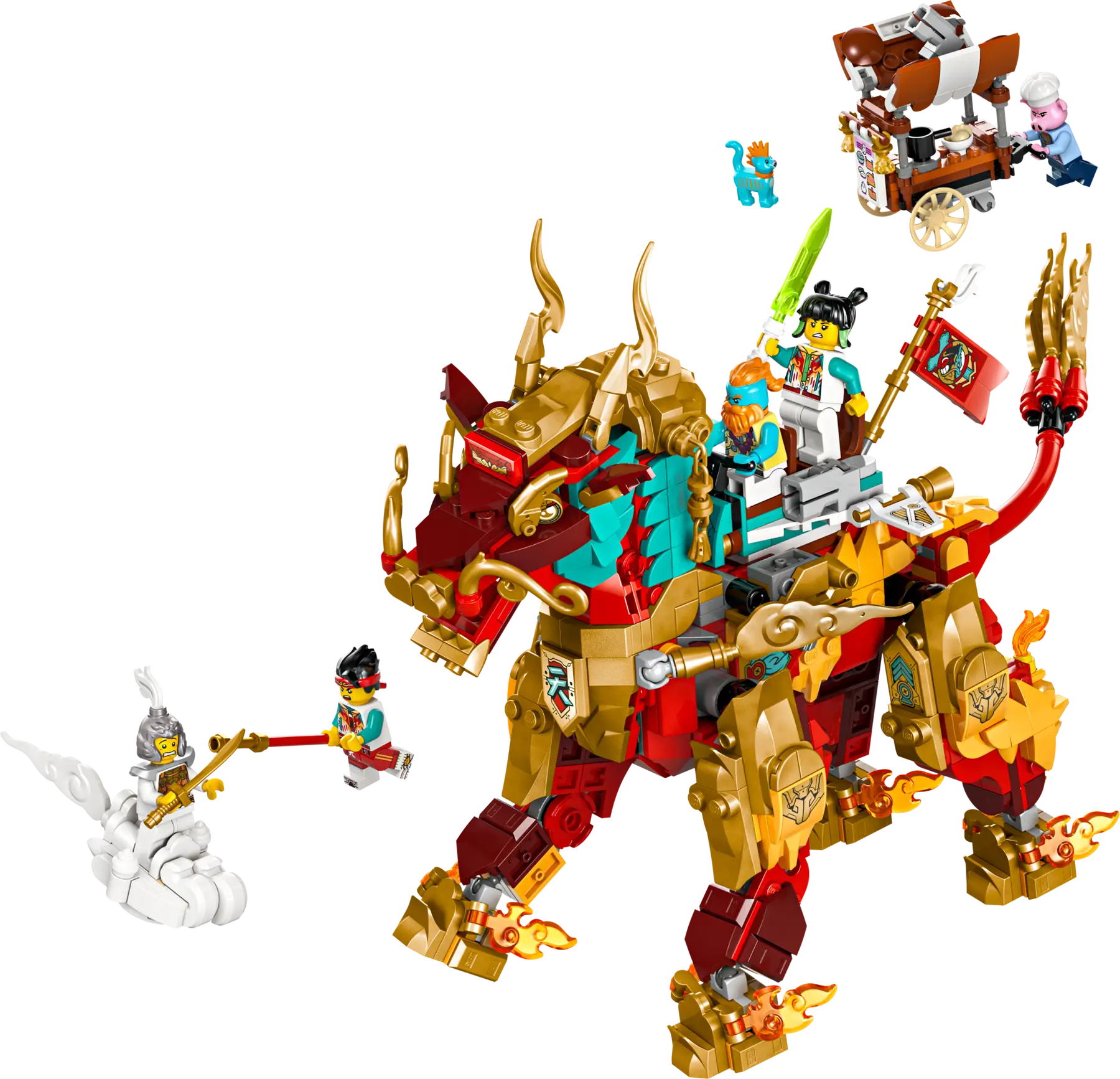 LEGO monkie kid 80066 Mythical Creature Qilin - $11,312.79 MXN