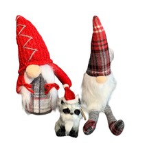 Handmade Holiday Gnome &amp; Raccoon Ornaments Set - $366.64 MXN