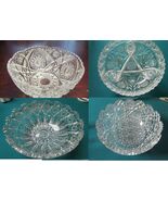 American Brilliant Period Bowl Crystal Cut Stars - Star Of David - [GL4]... - €60,76 EUR+