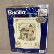 Bucilla Counted Cross Stitch Kit 42712 Home House Studio B Sealed 2000 11" x 14" - $27.71