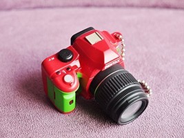 Takara Tomy Arts Capsule Toy Pentax Mini Camera K R Red Body &amp; Light Green Ha... - $8.09