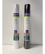 Cricut Everyday Iron-On 2 Rolls 12&quot; x 24&quot; Black White Vinyl NEW Sealed - $242.66 MXN