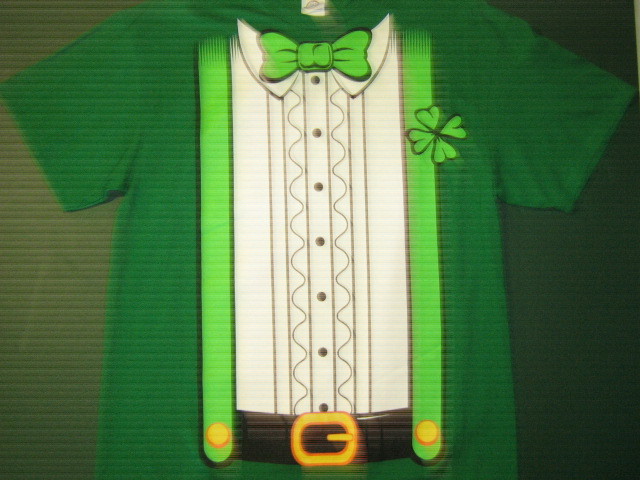 NWTS * DELTA * Mens Large L Irish green 100% cotton tee SHIRT St. Patricks Day  - $11.00