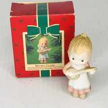 Hallmark Betsey Clark  Christmas Angel Ornament 1984 Hand-Painted Fine Porcelain - £10.89 GBP