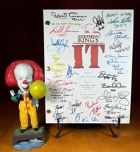 Stephen King&#39;s IT Miniseries Transcript with Autograph Reprints READ DESCRIPTION - £18.77 GBP