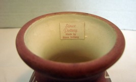 Souix Pottery : Small Vase Signed Garnett  - £7.07 GBP