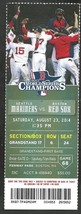 Seattle Mariners Boston Red Sox 2014 Ticket Dustin Ackley HR Kyle Seager Pedroia - £2.31 GBP