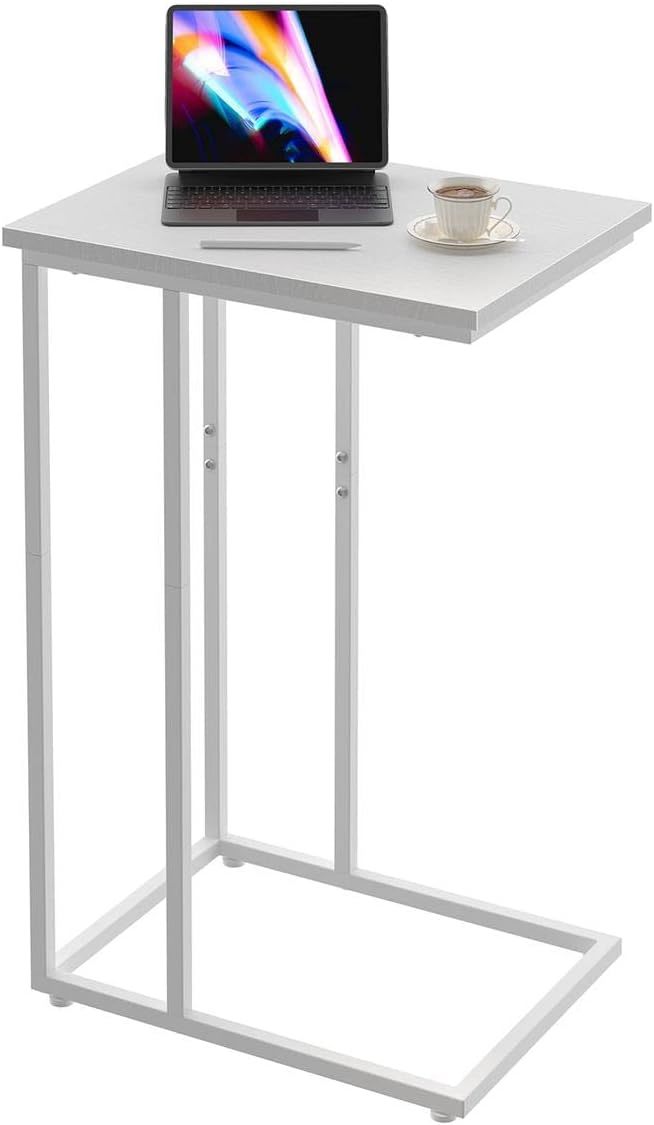 C Shaped End Table, C Side Table For Sofa, Couch And Bed, Tv Tray Table,... - $45.98