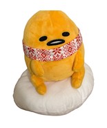 Gudetama By Sanrio Lazy Egg Plush Stuffed Toy Yellow With Scarf Soft And... - £10.05 GBP