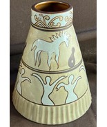 Baum Bros Art Pottery Vase Ethnic Collection Native American Indian Styl... - $57.93 CAD
