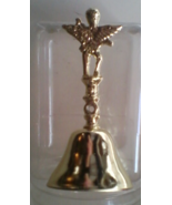 Bell Collectible Bells Gold Tone Cupid Angel Bell Easter Dinner Bell  - £7.96 GBP