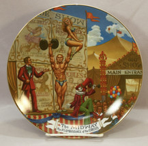 1981 The MIDWAY The Greatest Show On Earth Collector Plate #5 In The Series - £13.39 GBP