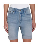 DKNY Jeans Women&#39;s Size 16 Light Blue Denim Jean Bermuda Shorts NWT - $17.09