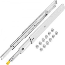 Heavy Duty Drawer Slides 22&quot; Length, Locking Drawer Slides 500lbs Load Capac... - £53.43 GBP