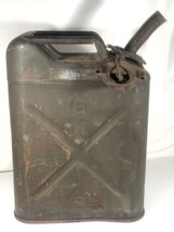 US Military Army QMC Samco G Jeep Jerry Gas Water Can With Nozzle Made I... - $123.74