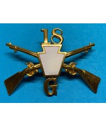 PENNSYLVANIA, NGP, G COMPANY, 18th INFANTRY, 2nd BRIGADE, CAP BADGE, ENL... - €25,58 EUR