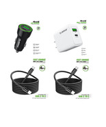 20W Car 20W Home Charger 2X USB Type C to C For Motorola Moto G Stylus 5G 2025 - $20.74