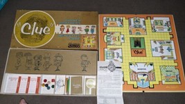 1963 Clue Parker Brothers Detective Board Game Vintage Mystery Game - Complete - £30.96 GBP