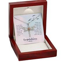 Express Your Love Gifts Graduation Gift Soar Above The Rest Dragonfly Necklace M - £35.60 GBP