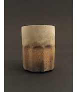 Concrete Vessel - Cylinder - Gold/Graphite Highlights - €15,38 EUR