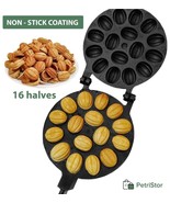 Walnut Cookie Mold Pastry Oreshki Nuts 16 Mold Skillet Non-stick Cookies... - £35.29 GBP