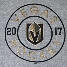 Golden Knights Hockey NHL Las Vegas 2017 XL Men&#39;s Hanes Beefy T Shirt - £15.65 GBP