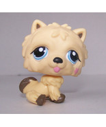 Littlest Pet Shop LPS Cream Tan Chow Dog Blue Eyes (2007) #662 - $181.89 MXN