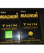 4 boxes Trojan Magnum Thin, Large, XL, Ultrasmooth Condoms (A12) - £20.08 GBP