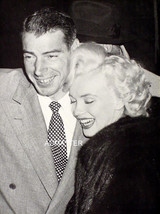 Marilyn Monroe In Mink &amp; Joe Di Maggio Pinup Print New York Yankee Baseball Photo - £7.72 GBP