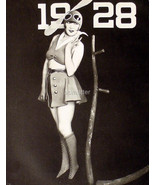 Vintage Pin-up Print Silent Film Star Yola d&#39; Avril Wall Art Print of 19... - £7.00 GBP