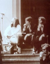 Vintage Beatles 2-Sided Pin-up Poster George Harrison + John Lennon & McCartney - $9.89