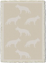 German Shepherd Blanket - Gift for Dog Lovers - Tapestry Throw Woven from, 70x50 - £51.94 GBP